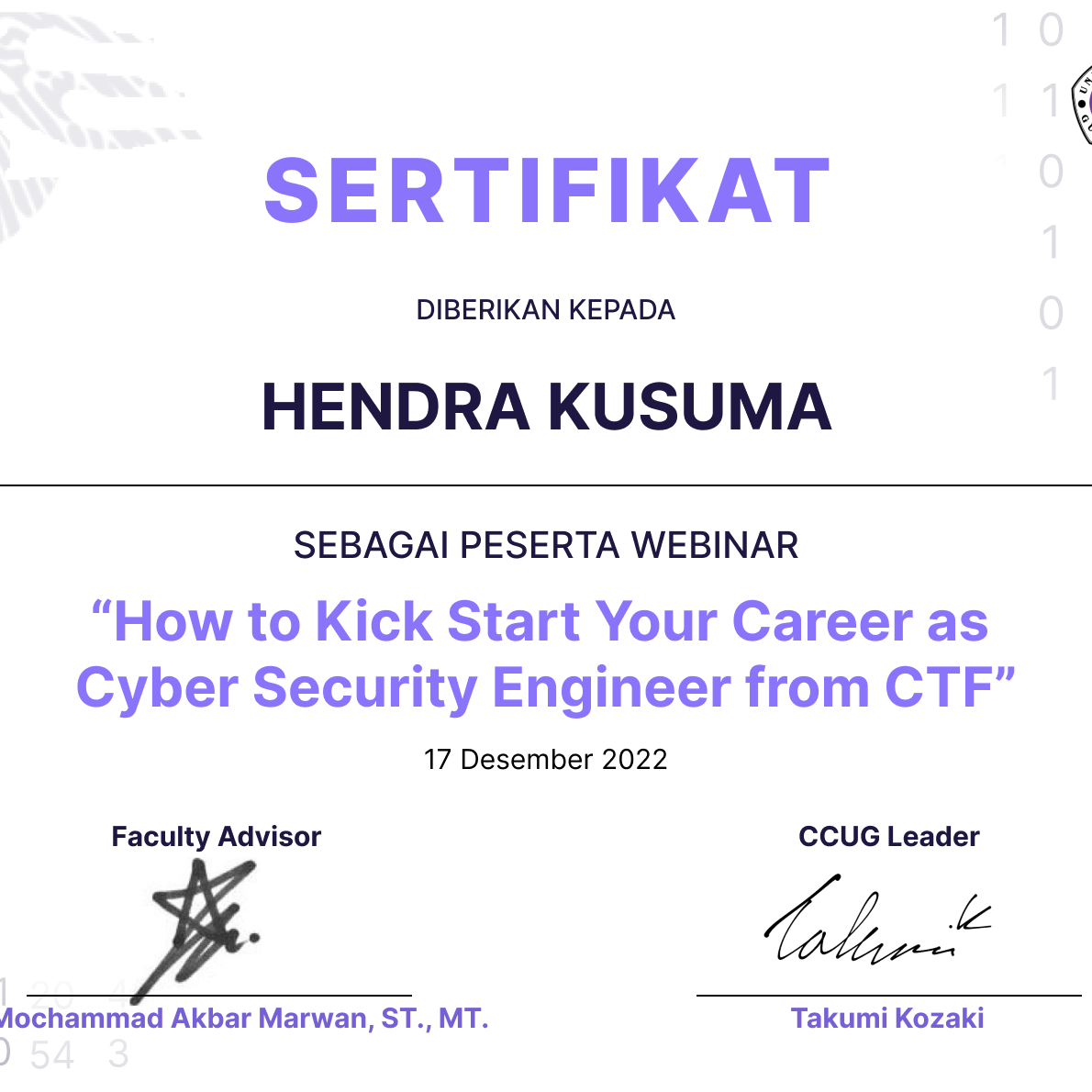 Hackfest CCUG