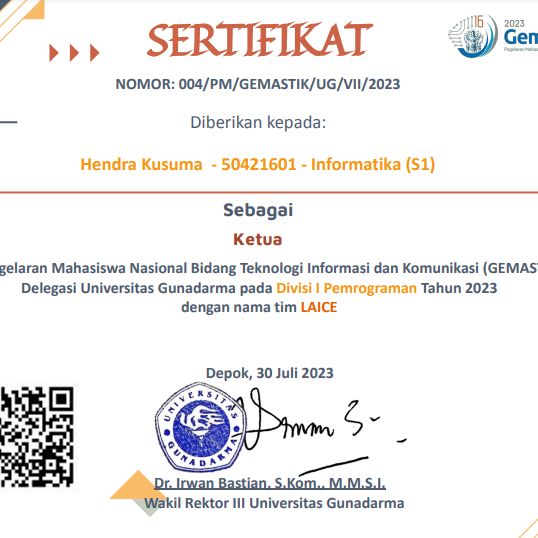 GEMASTIK XVI